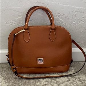 Dooney and Bourke Pebble Grain Zip Zip Satchel